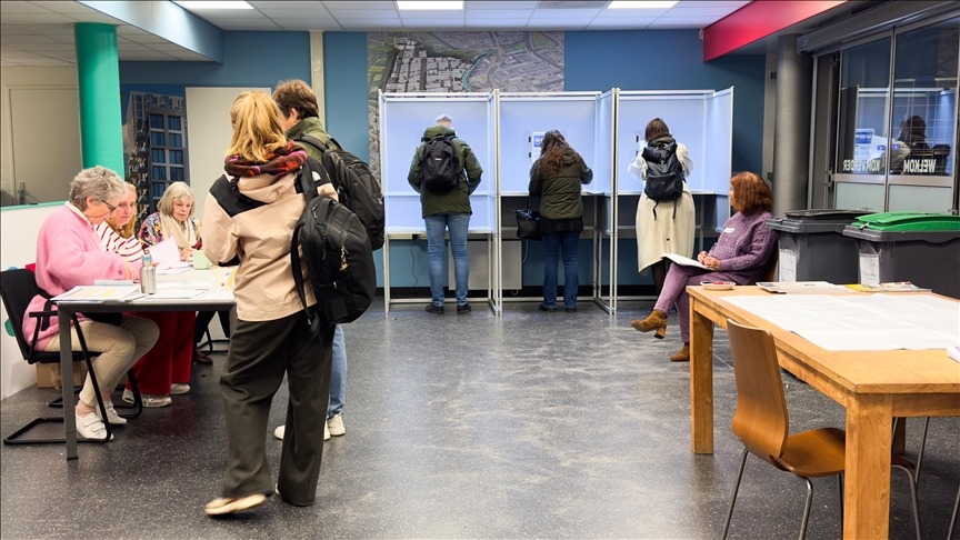 Suasana Pemilu Belanda 2025 (Sumber: Anadolu Ajansi)