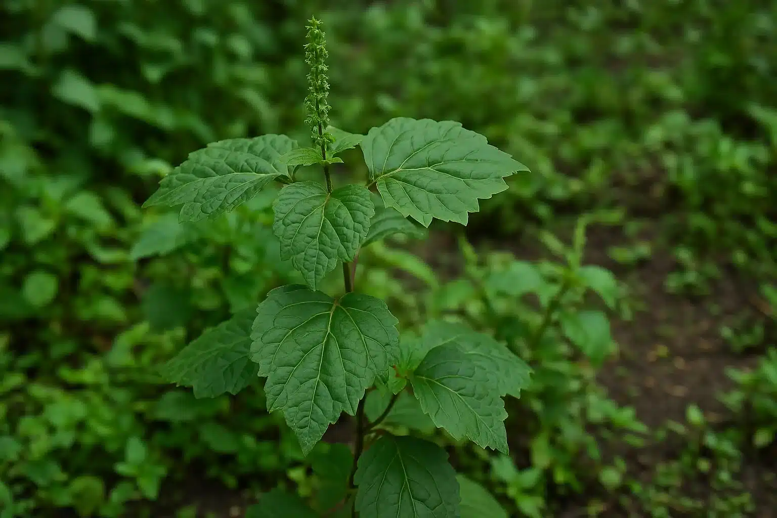 Tanaman nilam (Sumber: deorchids.com)