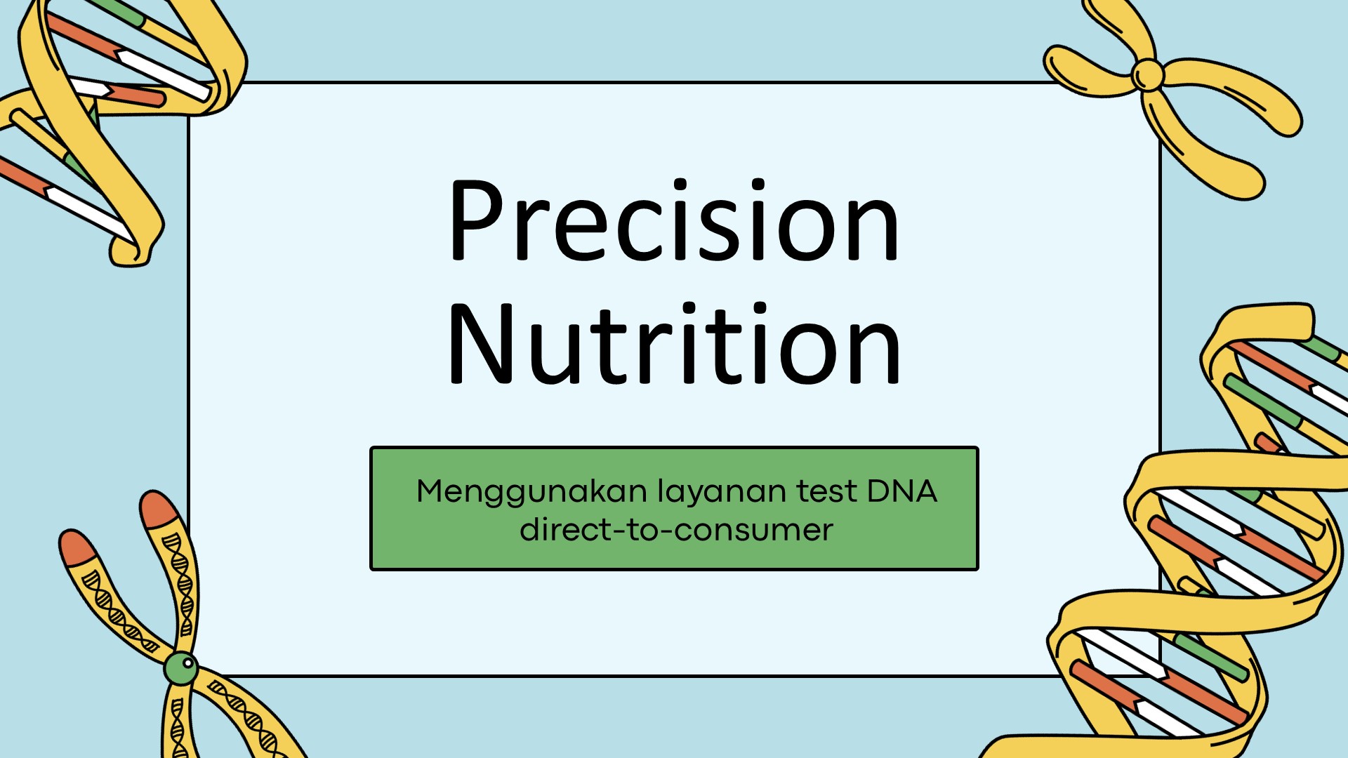 Precision nutrition: hasil perkembangan teknologi di bidang nutrigenomika