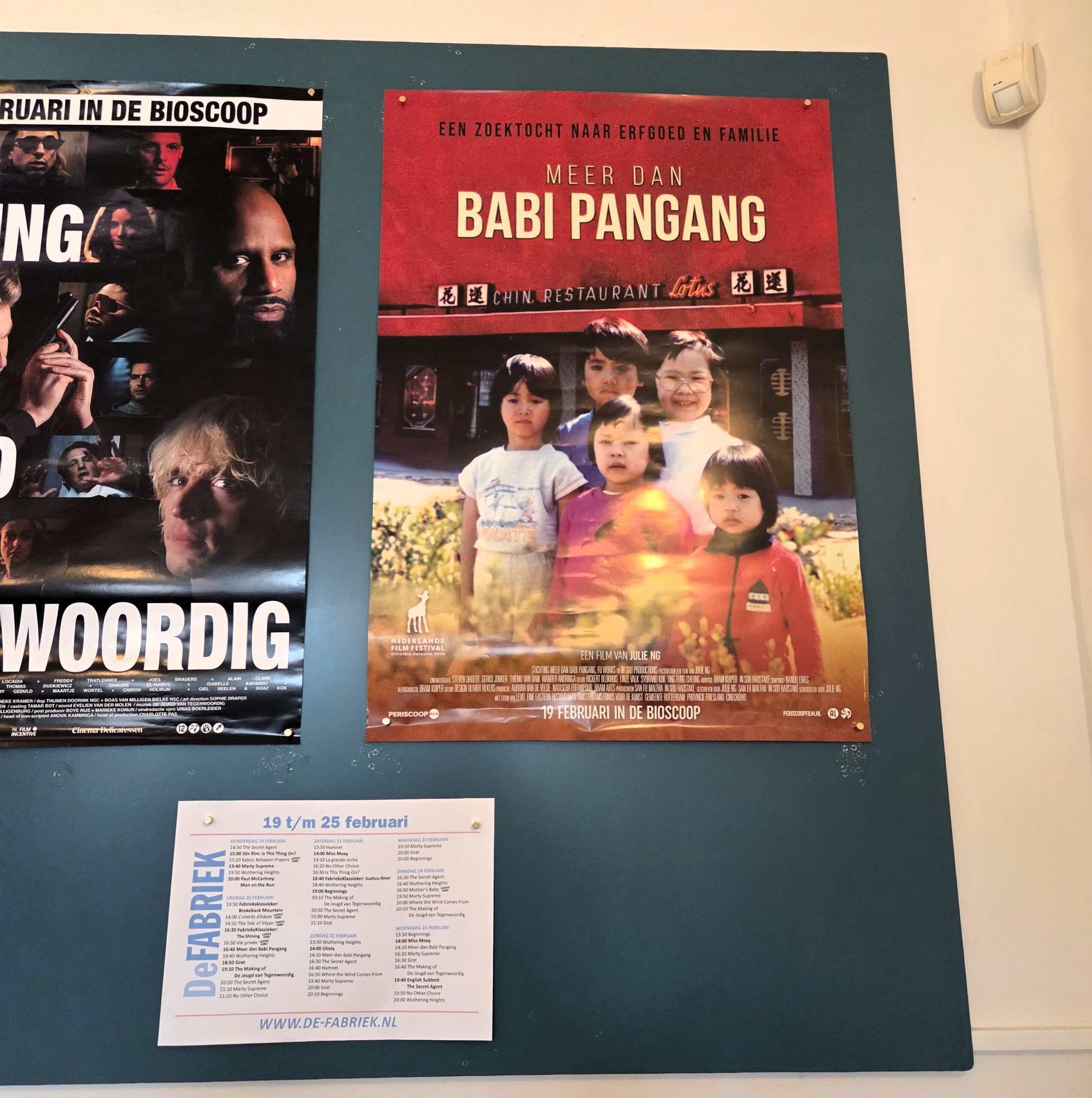 Poster film Meer dan babi pangang di Bioskop Filmtheater De Fabriek, Kota Zaandam (Foto: Hengky Kurniawan).