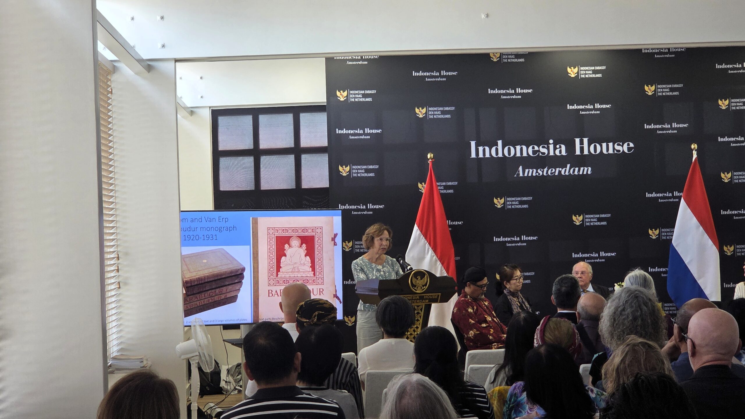 Marijke Klokke, pensiunan dosen senior Leiden University dan ahli seni serta kebudayaan material Asia Tenggara (foto: Hengky Kurniawan).